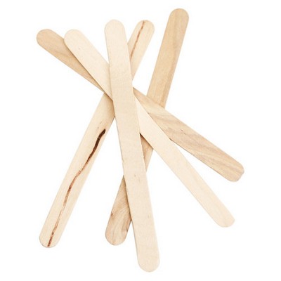 Wood stick 114/10/2 mm(4.49/0.39/0.08in) natural color 200gr/bag