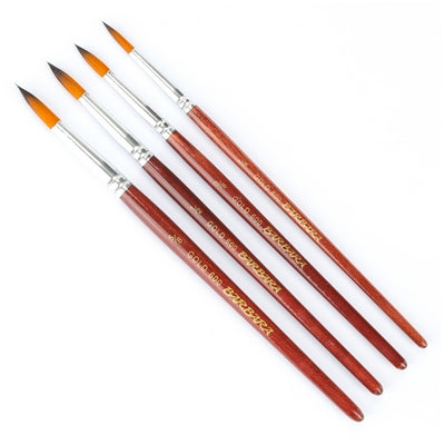 Brown with black top wash light brown and varnish Round 1/4# 3/8# 1/2# 5/8#