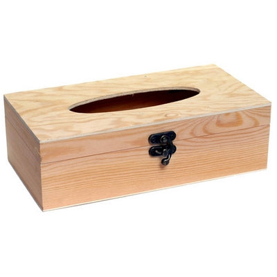 pine wood tissue box 13/25/8cm(5.12/9.84/3.15in)