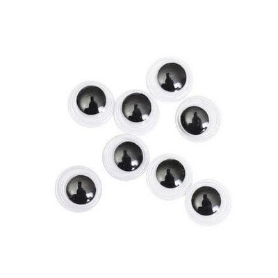Black eyes with sticker 8MM(0.315in) 200pcs