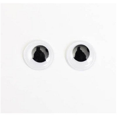 Black eyes with sticker 16MM(0.63in) 50pcs