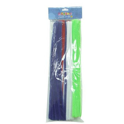 6MM/30CM(0.24/11.81in) pipe cleaner mix color 100pcs