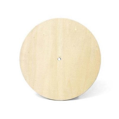 Round shape Plywood thickness 6mm(0.24in) diameter 30cm(11.81in) + hole 8mm(0.315in)