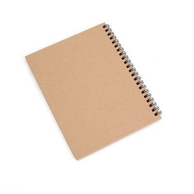 Brown carton book A5 size, 20 pages inside