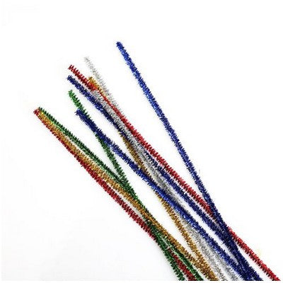 6MM/30CM(0.24/11.81in) pipe cleaner mix color 100pcs