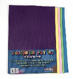 5pc A4 EVA with line and glue on back colors # PTS-EVA 25,11, 6, 15, 19