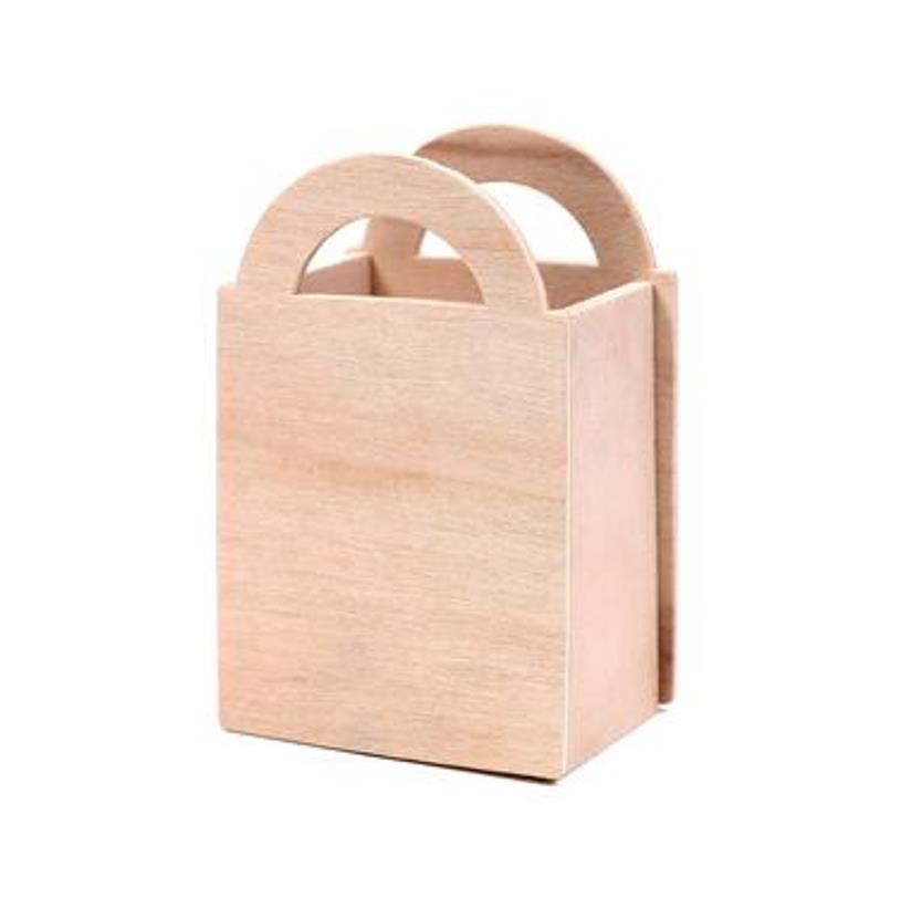 Plywood pen holder without clips