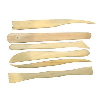 Set of 6 wood molding tool 1 set/bag