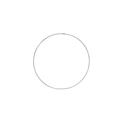 Metal ring D-6 cm(2.36in) tickness 2.4 mm(0.09in)