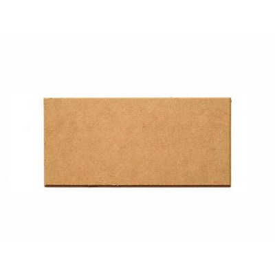 MDF Rectangular shape 13/25cm(5.12/9.84in) thickness 7(0.28in)