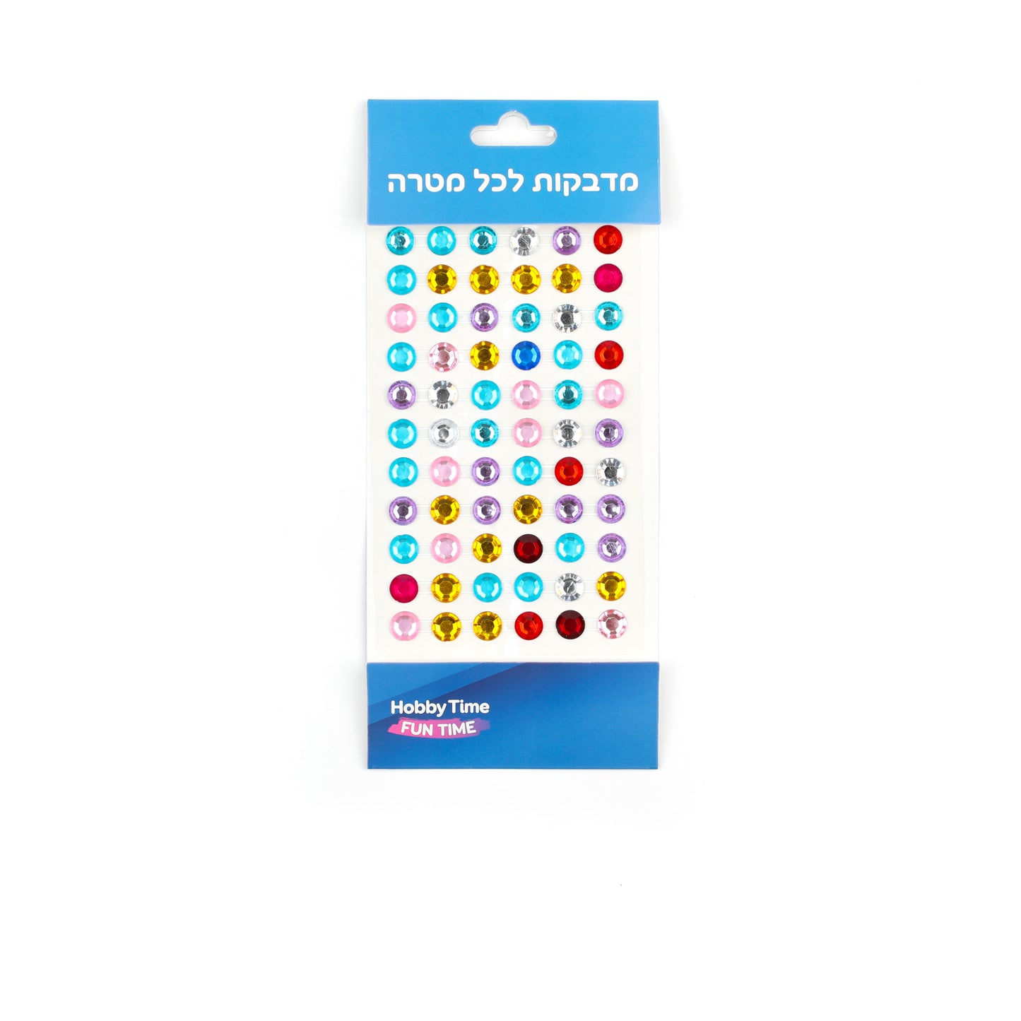 Stone sticker MIX COLORS size 10 mm(0.39in)