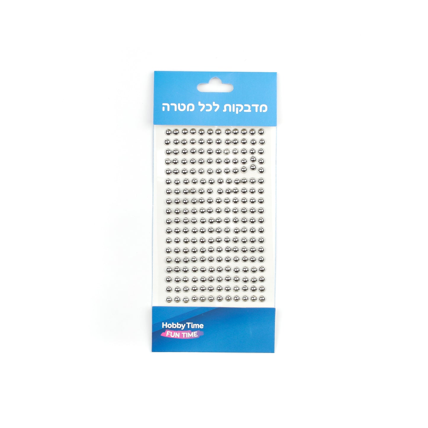 Stone sticker silver color 6 mm (0.24in)