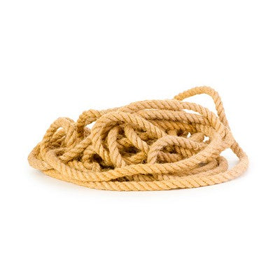 Brown hemp rope 8mm(0.315in)