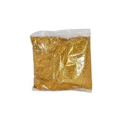 Glitter in pp bag 100 gr. gold