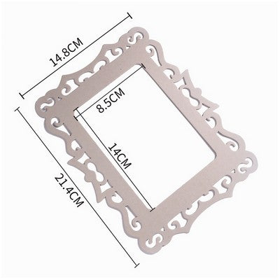 10 gray carton frame ineer size 9/14 cm (3.54/5.51in)