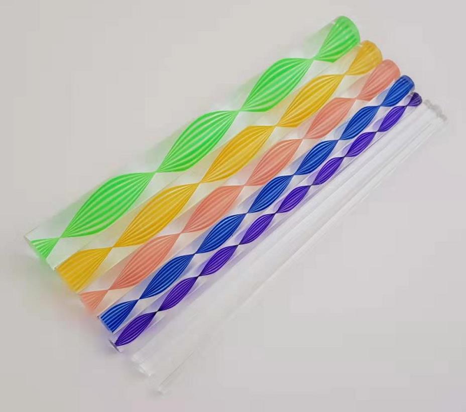 Set of 8 colorful acrylic rollers 15 cm(5.91in)