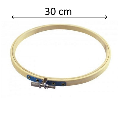 30 cm(11.81in) round bambo wood with screw