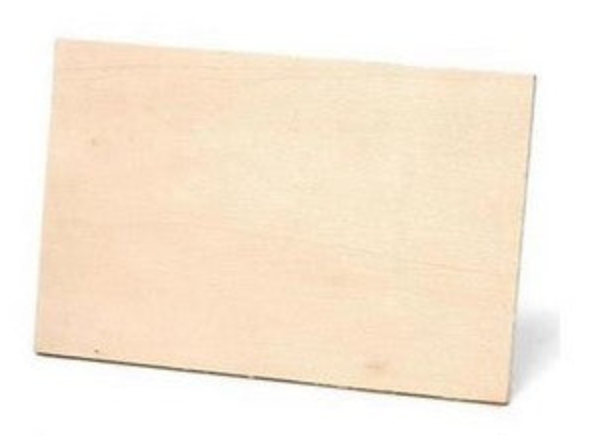 Rectangular shape plywood thickness 6mm(0.24in) size 25/35 cm(9.84/13.78in)