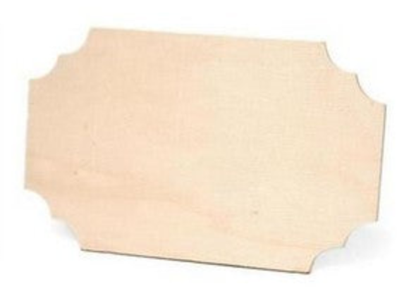 Plywood thickness 6 mm(0.24in) size 20/30cm(7.87/11.81in)