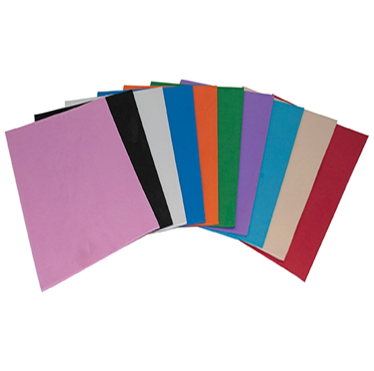 10 pcs A4 EVA no glue on back colors # EVA 6, 11, 7, 19, 8, 13, 27, 30, 5, 3