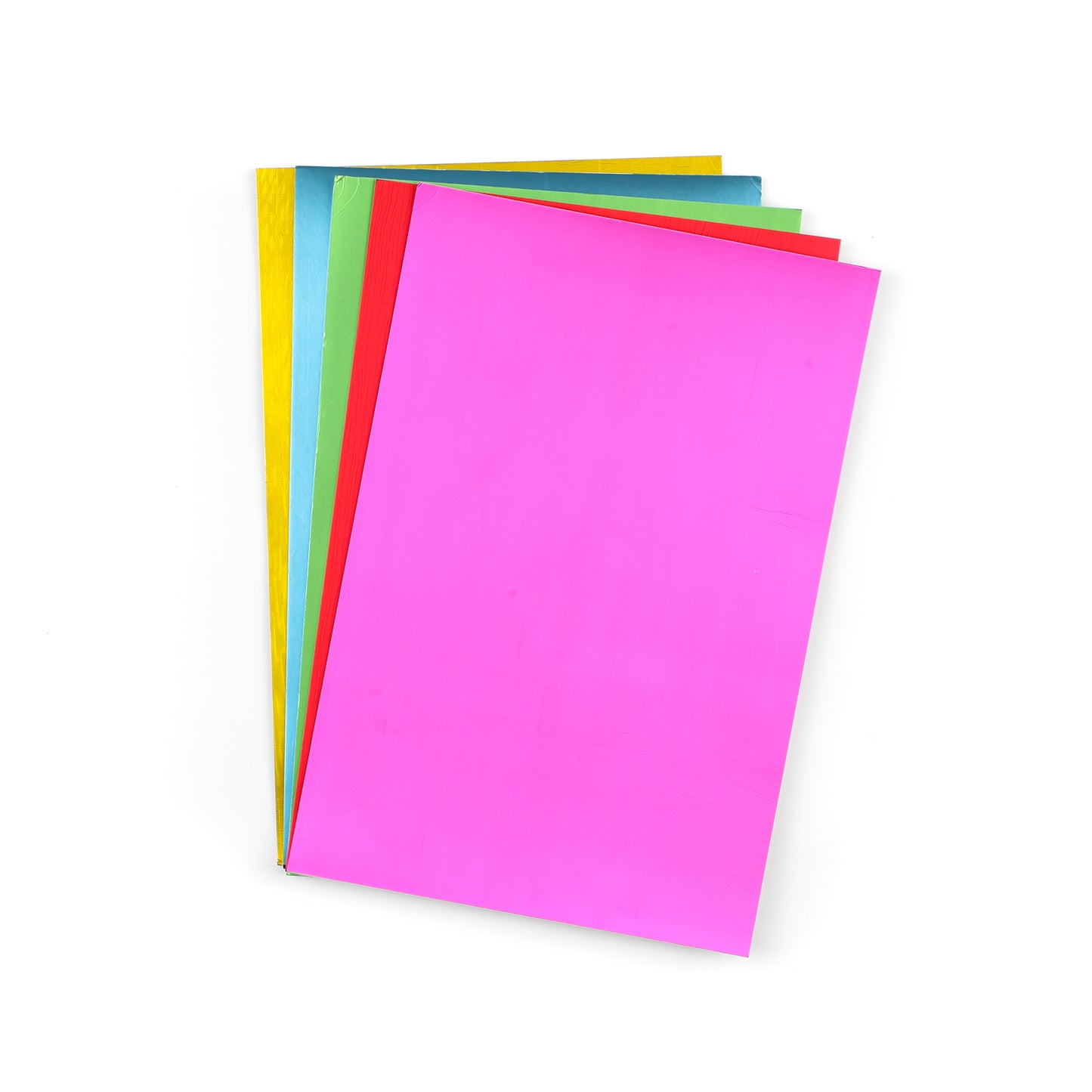 Metalic EVA with glue on the back size A4 mix 5 colors