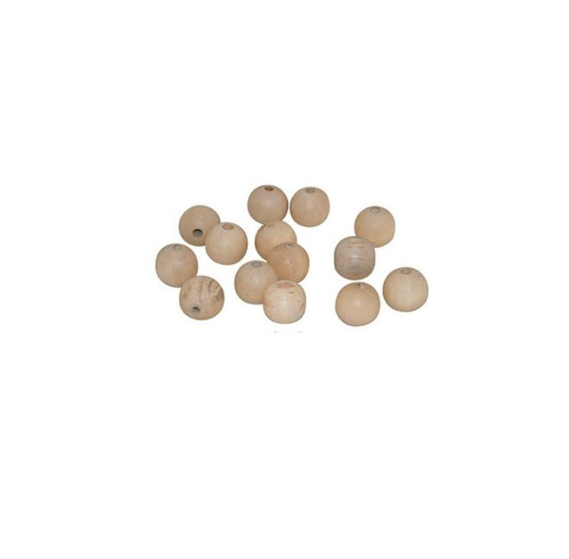 350 pc Natural wood beads 0.5 cm (0.197in)