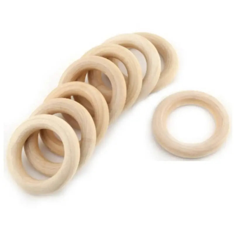 Round wood ring out size Diameter 8 cm(3.15in)