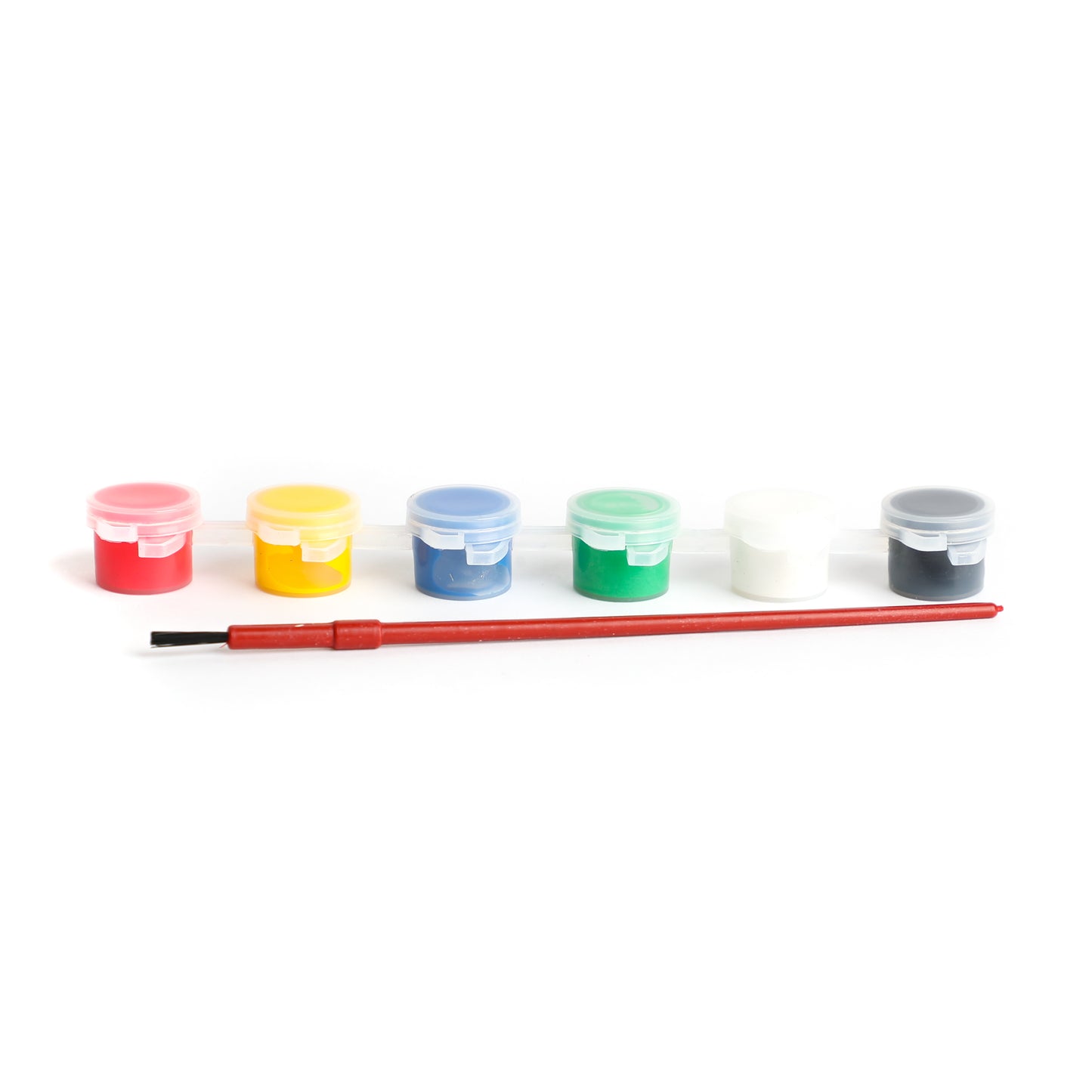 Acrylic paint with brush 2.5 ML opp 6 pots
