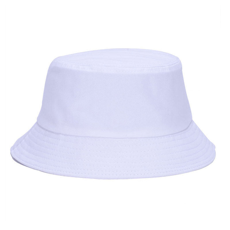 White color round polyeter hat for kids size 50-56 ( 19.69-22.05in)