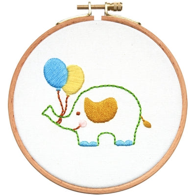 European embroidery: elephant sizs 12.7cm(5in)