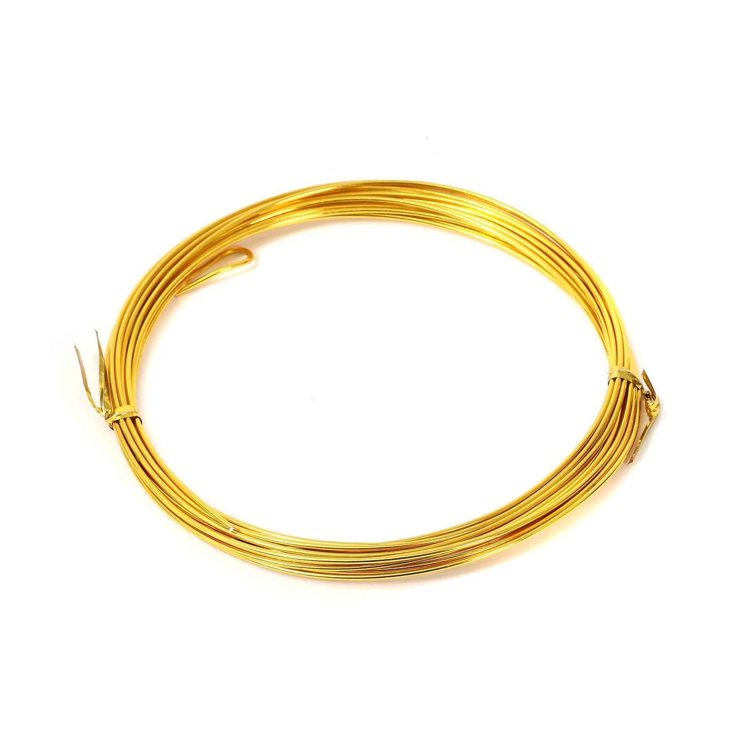 Alumunum wire 1.5 mm/5 M(0.06/196.85in) in opp bag with logo light golden color