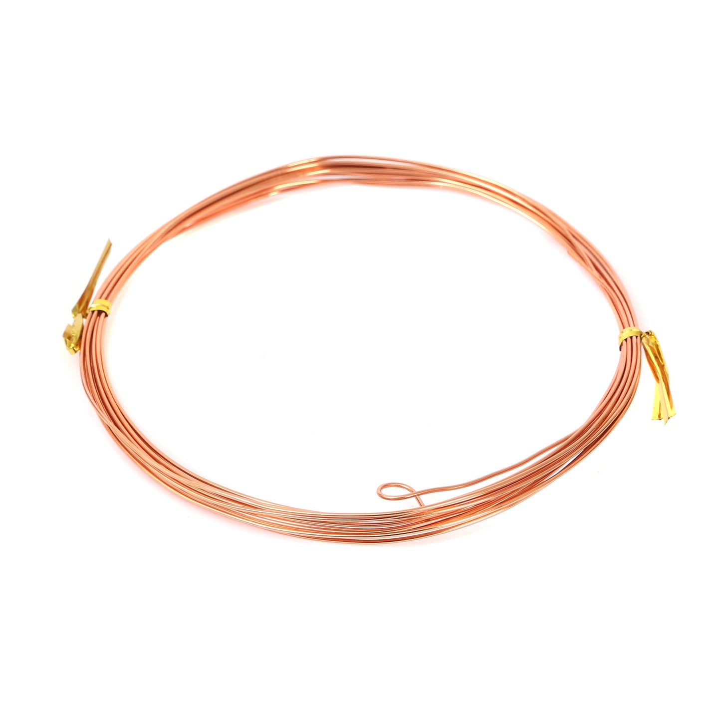 Alumunum wire 1.5 mm/5 M(0.06/196.85in) in opp bag with logo champagne color