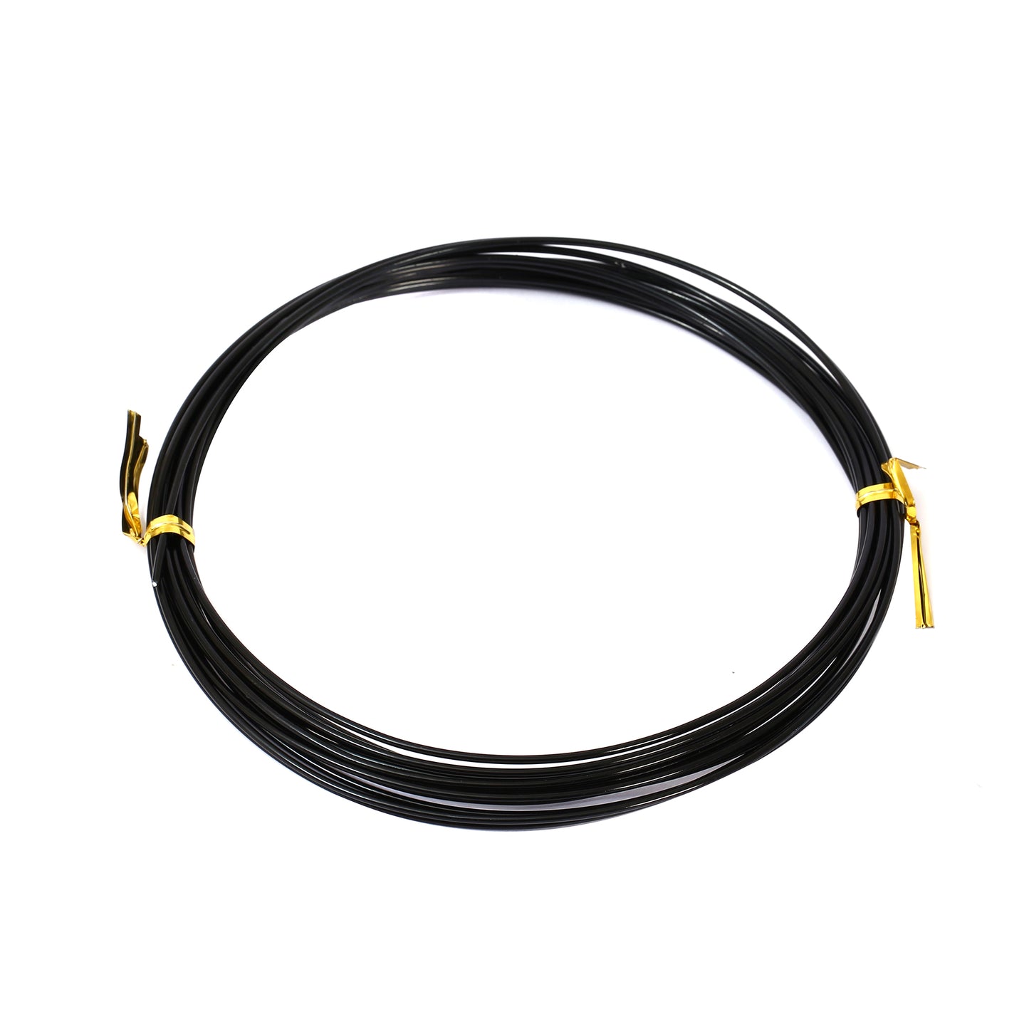 Alumunum wire 1.5 mm/5 M(0.06/196.85in) in opp bag with logo black color