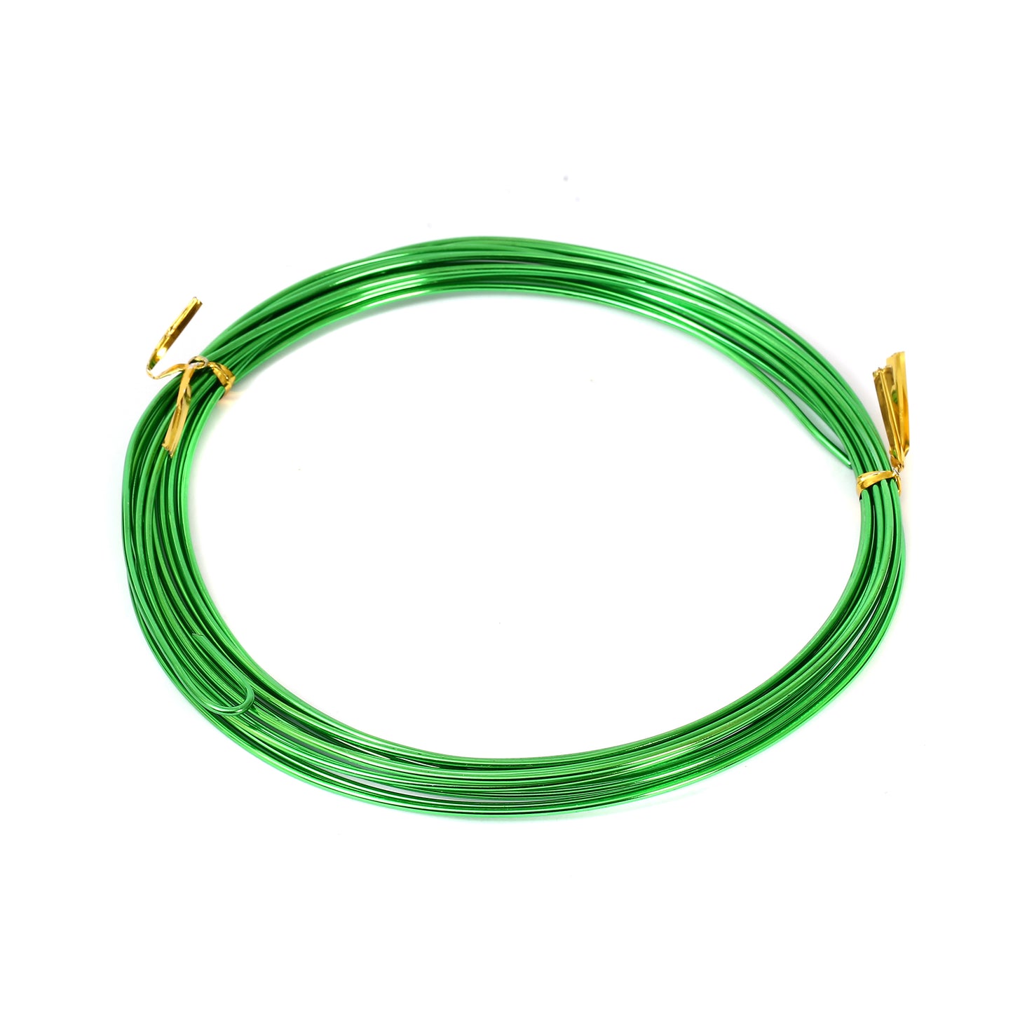 Alumunum wire 1.5 mm/5 M(0.06/196.85in) in opp bag with logo dark green color