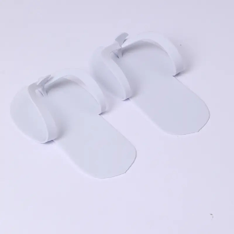 Children EVA slippers white color 20.3/10.5cm(7.99/4.13in) thickness 2mm(0.08in)