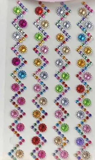 Stone stickers mix design and colors