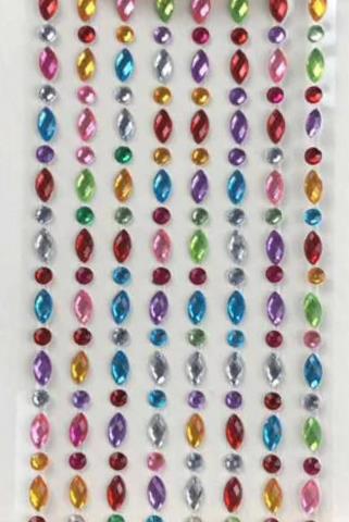 Stone stickers mix design and colors