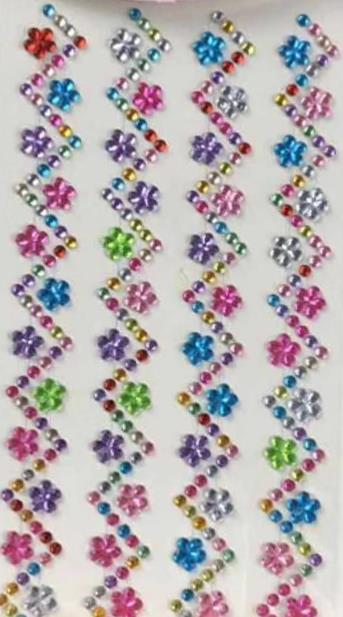 Stone stickers mix design and colors