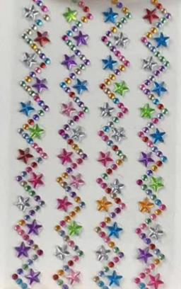 Stone stickers mix design and colors