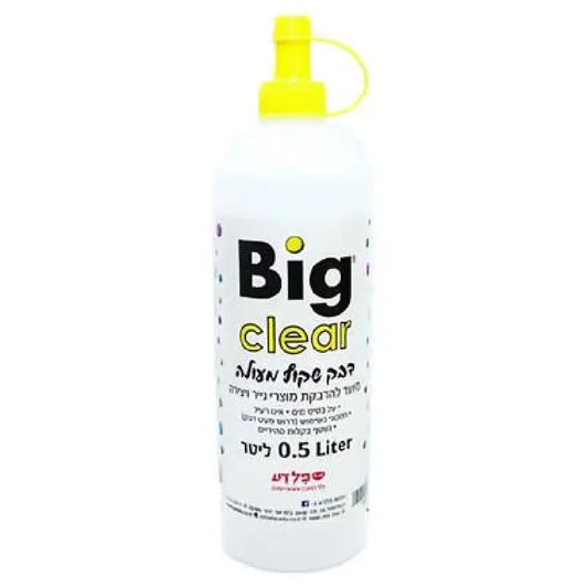 Big Clear glue 0.5 L - 500B- Round bottle