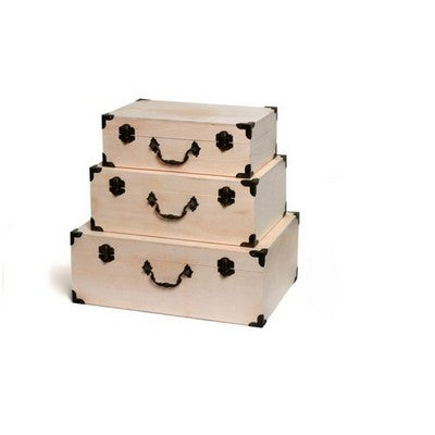 Smile face Rectangle shape  Plywood wooden box set of 3pcs L: 32/23/12cm(12.6/9.06/4.72in); M: 27/19/10.5cm(10.63/7.48/4.13in); S:24/15/8cm(9.45/5.91/3.15in)