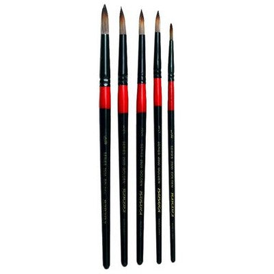 Round brush set 5 pcs,#5/8, #1/2, #3/8