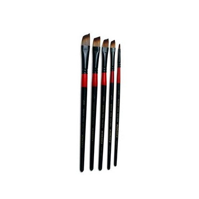 Angular brush set 5 pcs,#5/8, #1/2, #3/8