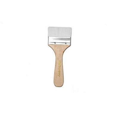 White wide brush each in opp 10# size 6.35cm (2.5in)