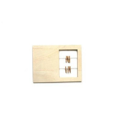 Plywood frame 4mm(0.16in), size 15/20CM(5.91/7.87in), 6clips