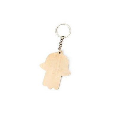 Plywood keychain hand 6/7 cm(2.36/2.76in) 3mm(0.12in)