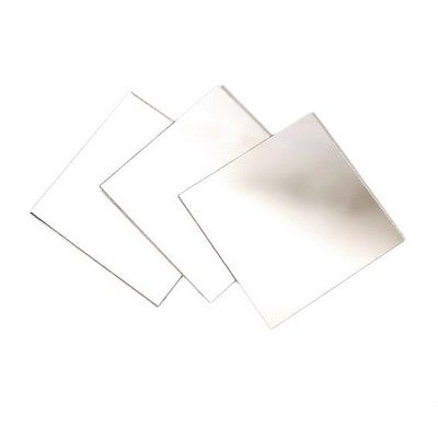 Square PVC mirror 10/10cm(3.94/3.94in), 6pcs/bag