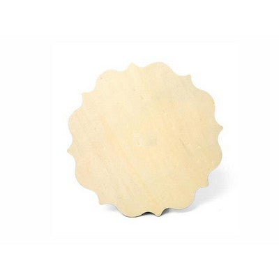 Plywwod 6mm(0.24in) 25cm(9.84in) with flower edge