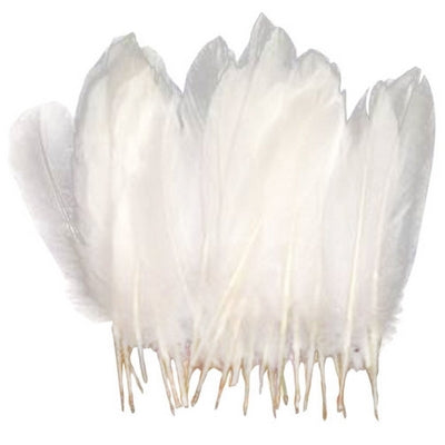 Feather white 30pcs/bag 18cm(7.09in)