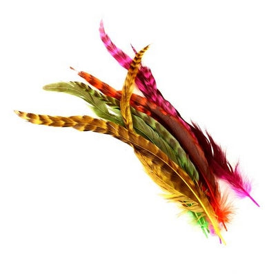 Feather 20-25cm (7.87-9.84in), 4pcs/bag 4colours